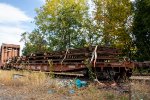 PRR Flat Car in back of the M&E Shops